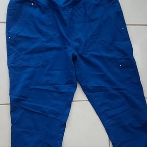 Purple label yoga healing hands scrub pants Medium